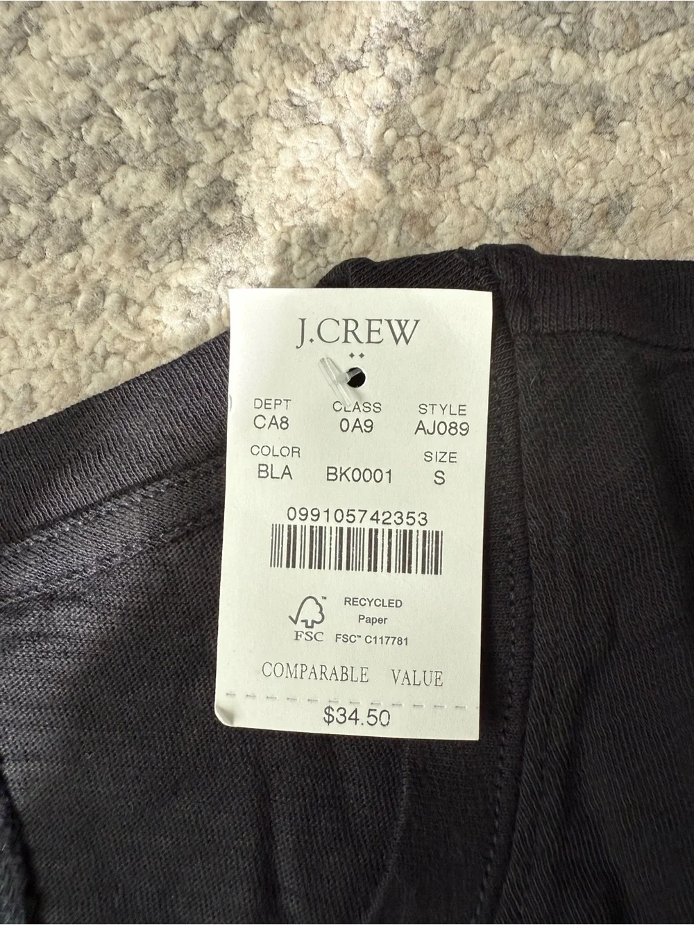J Crew Girlfriend Tee